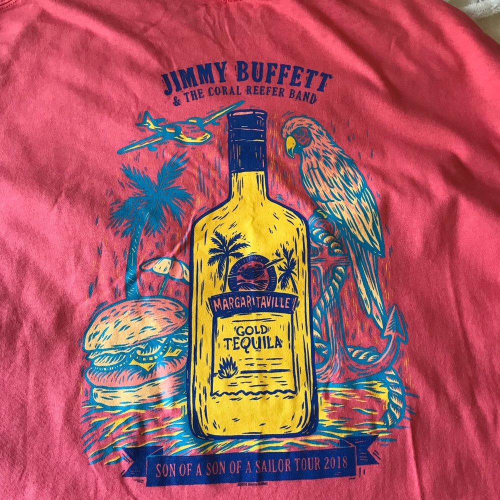 NWOT Jimmy Buffett coral Son of a Sailor T-shirt